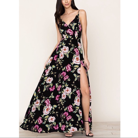 Yumi Kim Dresses & Skirts - Yumi Kim Silk open back maxi dress size XXS